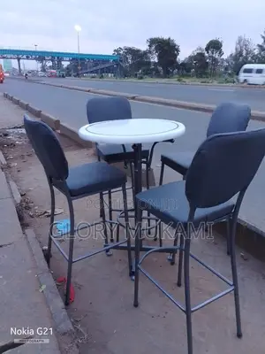 Restaurants High Bar Chairs and Table