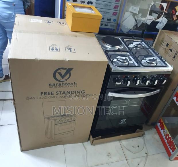 Sarahtech 3 Gas + 1 Electric Plate Standing Cooker,60cm”55cm