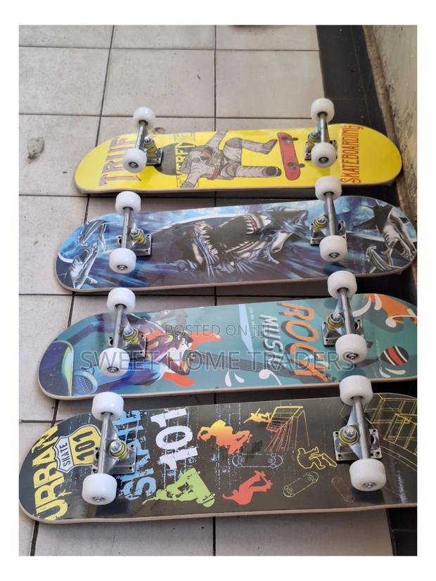 Skateboard With Rubber Wheels, Skateboard - main view