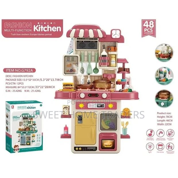 Children's Play House Big Kitchen 48-Pieces 