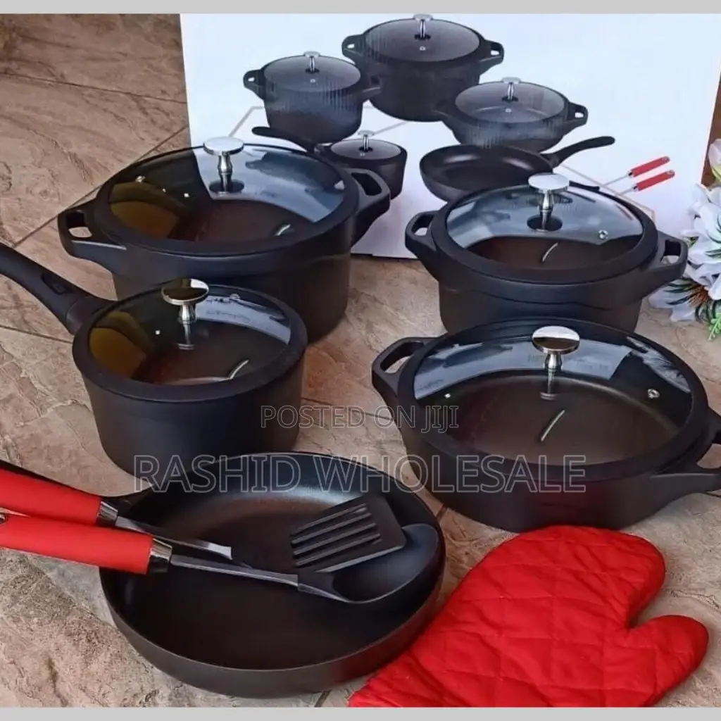 12 PCS Die Cast Cookware Set