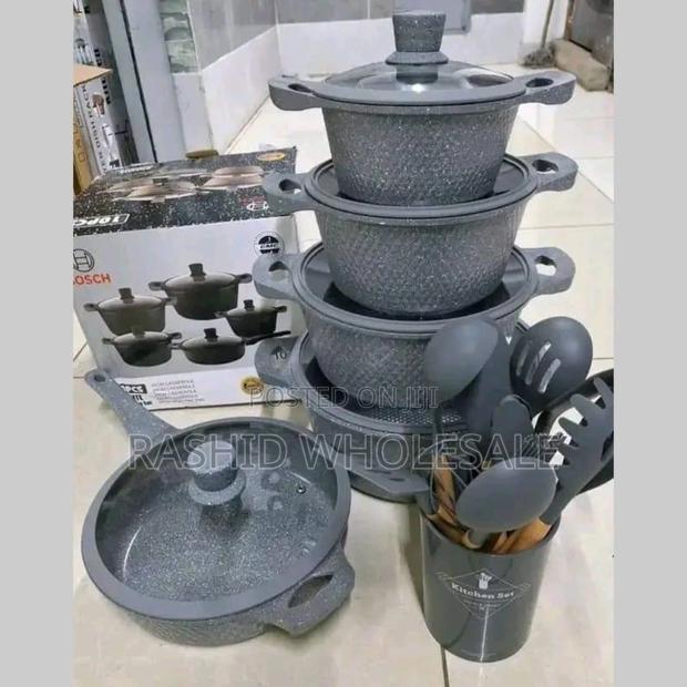 Silicon 11pcs Bosch Cookwares. Non Stick