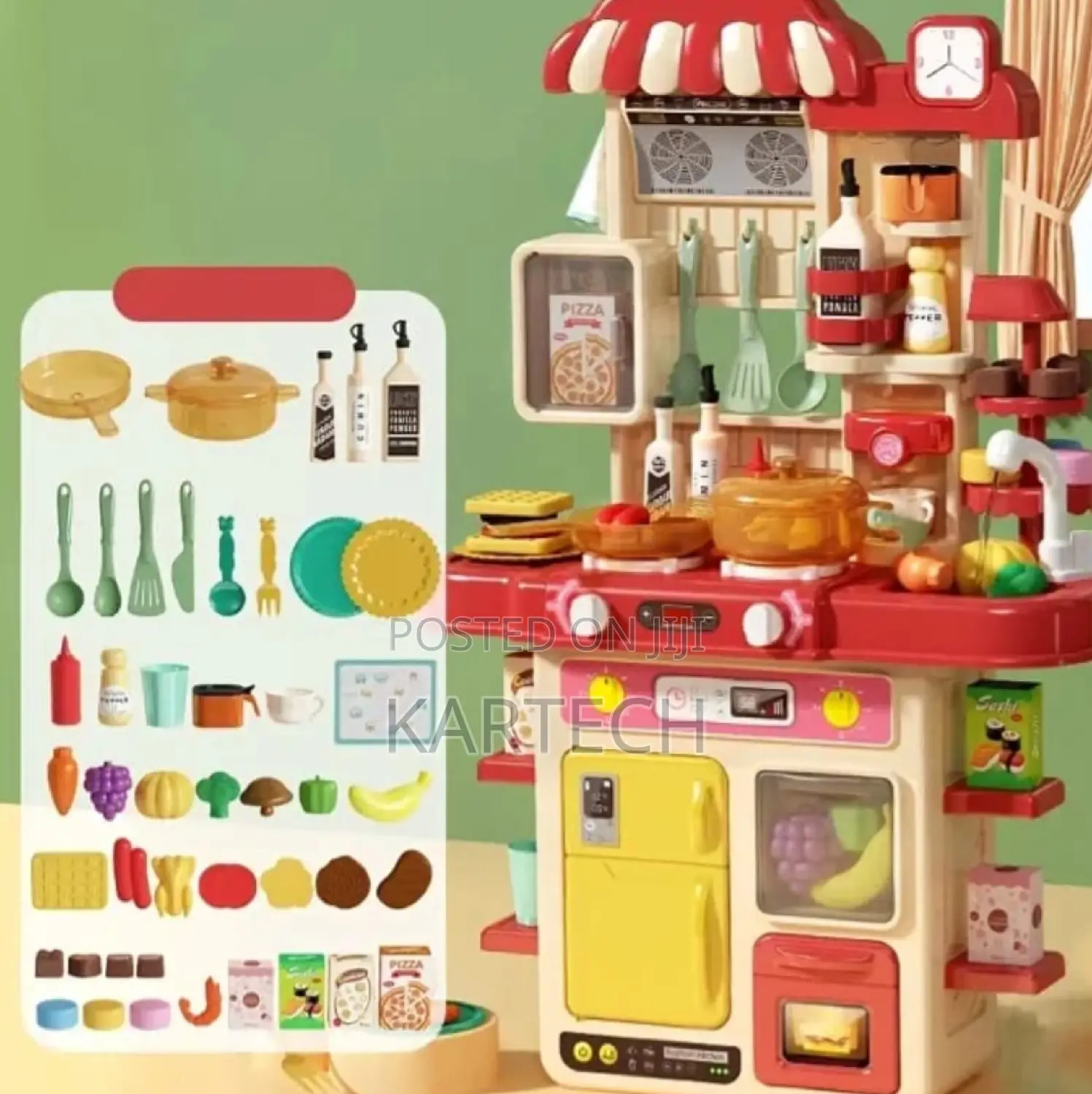 Children's Play House Big Kitchen 48-Piece Set
