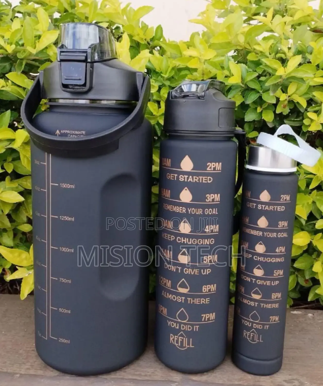 3in1 Motivational Water Bottle