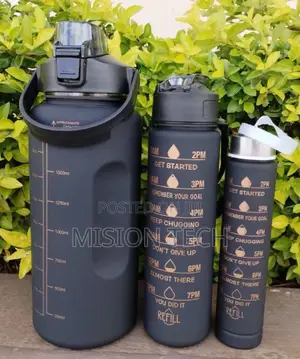 3in1 Motivational Water Bottle