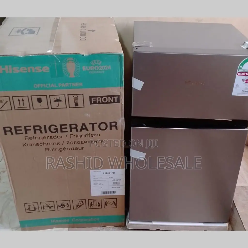 ✓Hisense 91 Litres Double Door Refrigerator