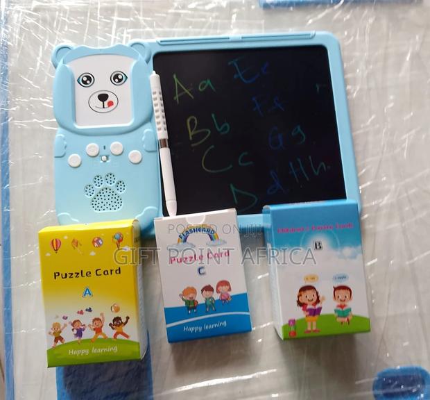 2 in 1 Flash Card Reader With LCD Writing Pad for Kids - main view