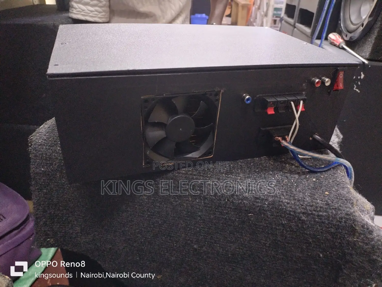Unique Home Amplifier Locally Assembled.