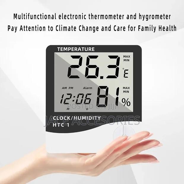 Digital LCD Thermometer Hygrometer - thumbnail 2