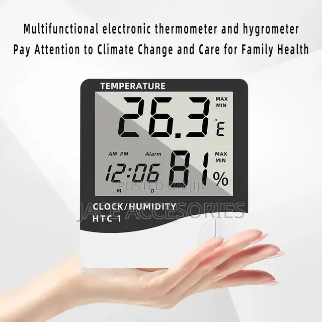 Digital LCD Thermometer Hygrometer
