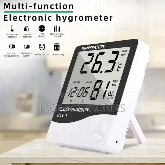 Digital LCD Thermometer Hygrometer