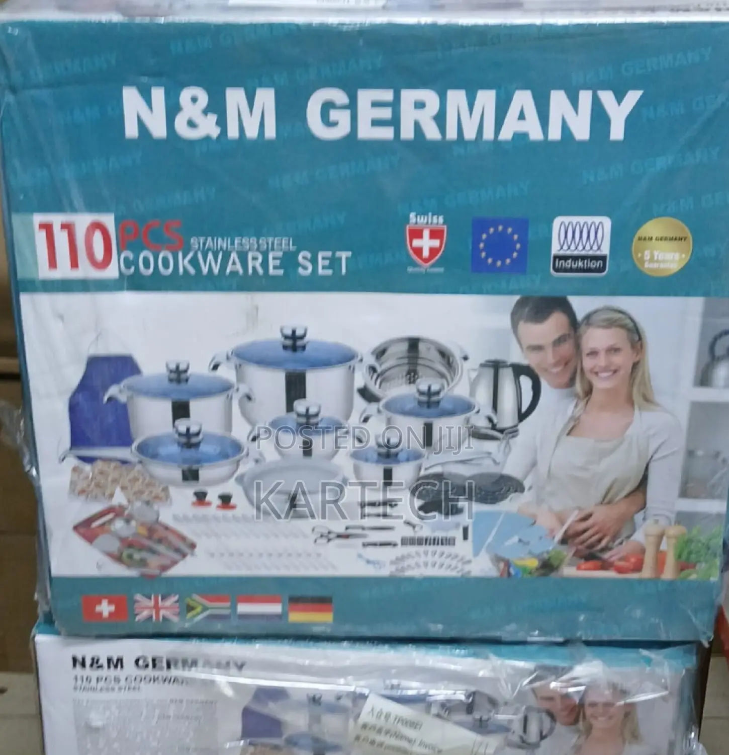 10PCS High Quality Stainless Steel Cookware Set