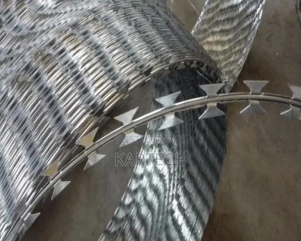 Galvanized Razor Wire- 10 Meters