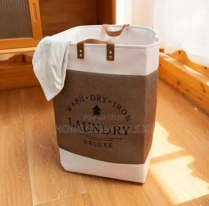 Laundry Basket 
Storage Laundry Basket 
Beige Brown
