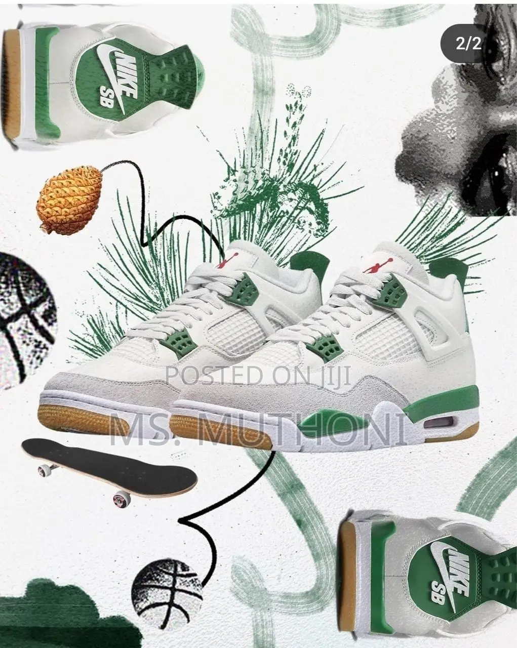 J4 Pine Green Sizes 40- 45