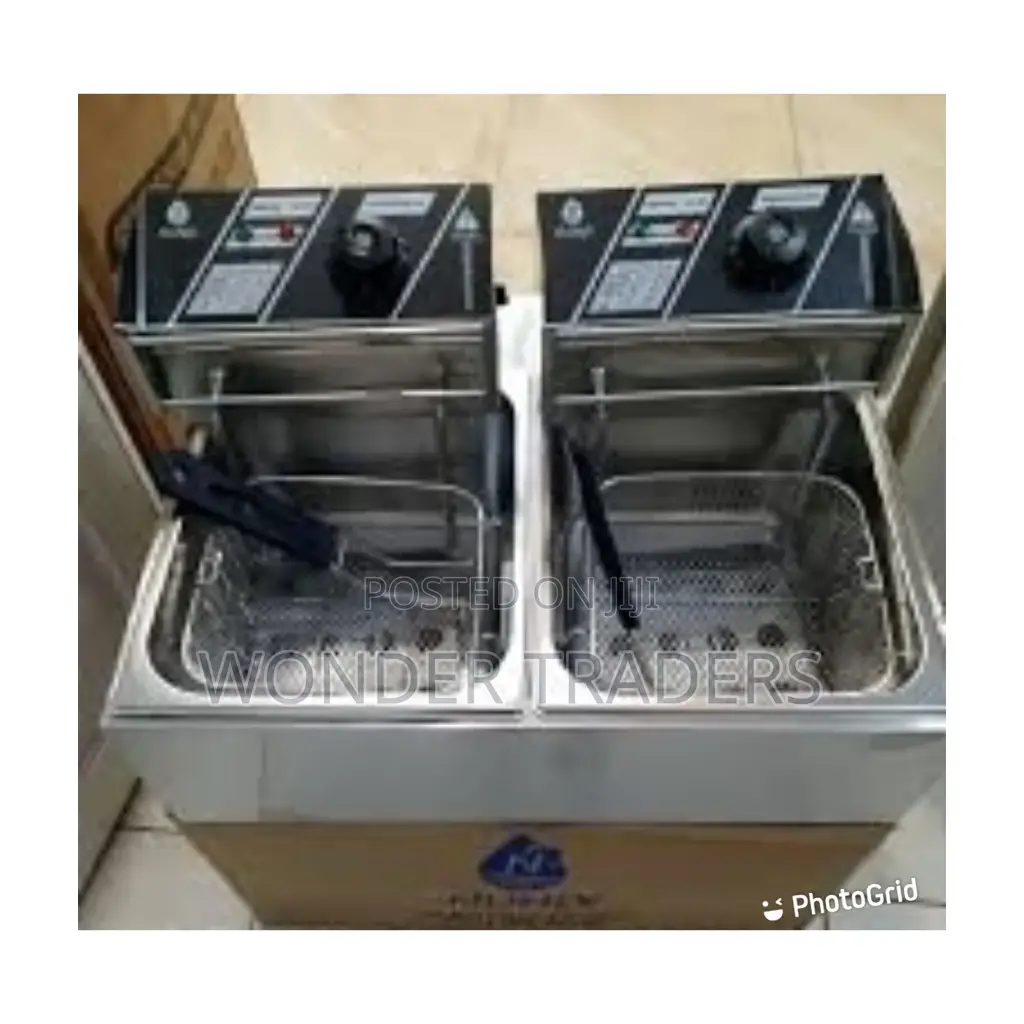 Double Deep Fryer/Nunix Double Deep Fryer 12litre