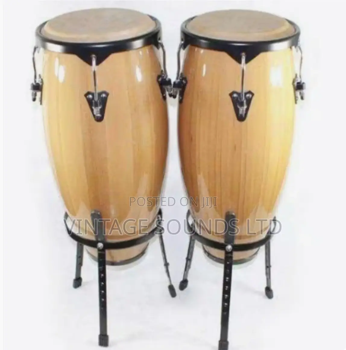 Conga Drum 12", 10 “And Stand - Natural - World Percussion