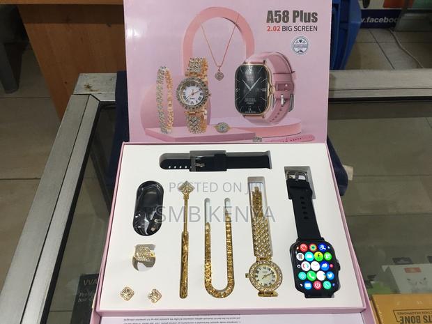 Ladies Smart Watch Gift Set A58 Plus