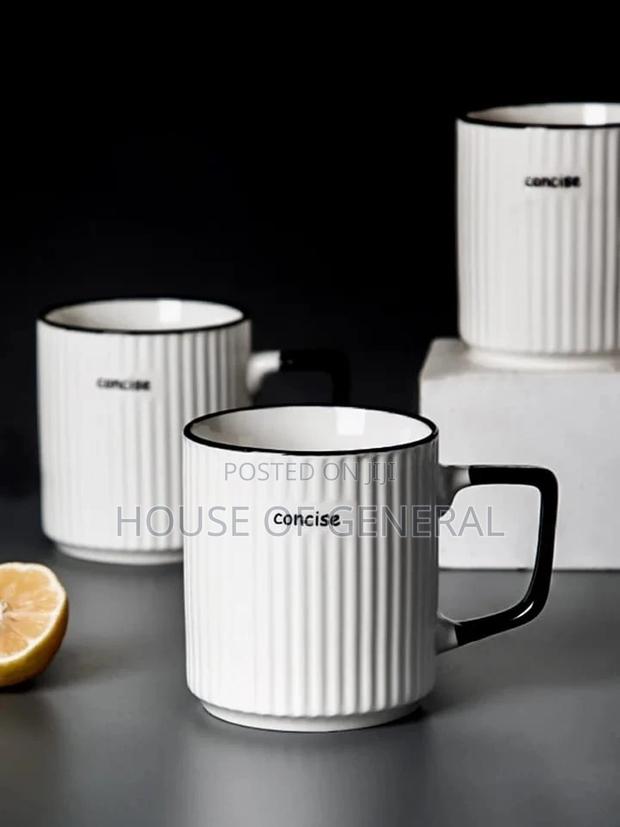 Nordic Ceramic Coffee Mugs 6pcs - main view