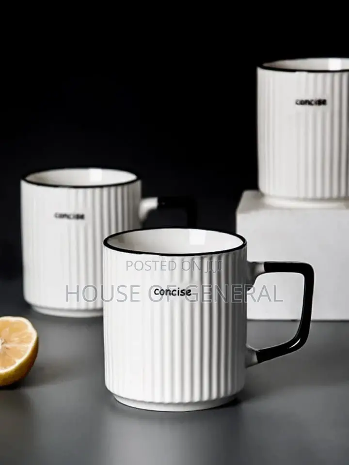 Nordic Ceramic Coffee Mugs 6pcs