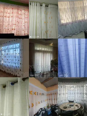Transparent Window Sheer Curtains for Hotel and Home Decor