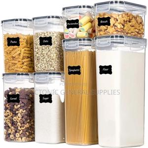 *8 PCS Food/Pantry Storage Containers - thumbnail 2