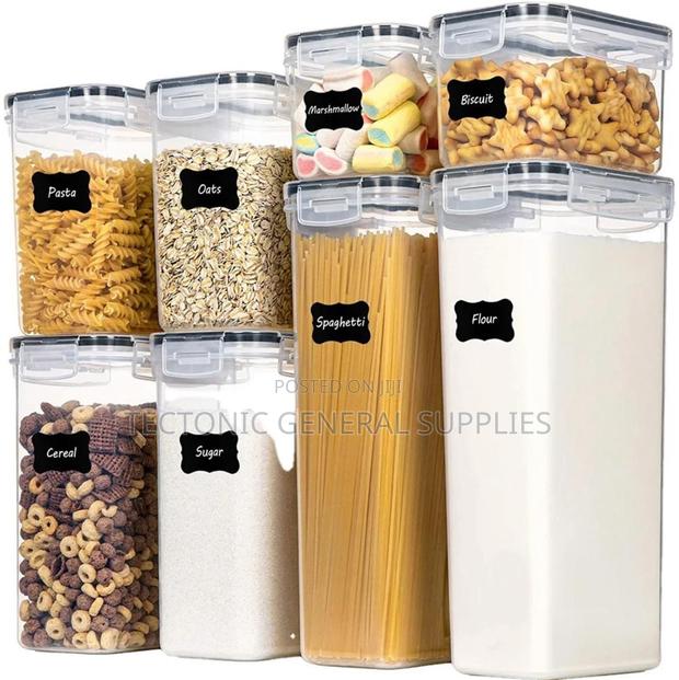 *8 PCS Food/Pantry Storage Containers - main view
