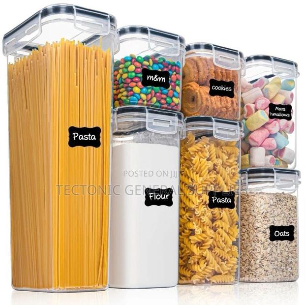 *8 PCS Food/Pantry Storage Containers - thumbnail 3