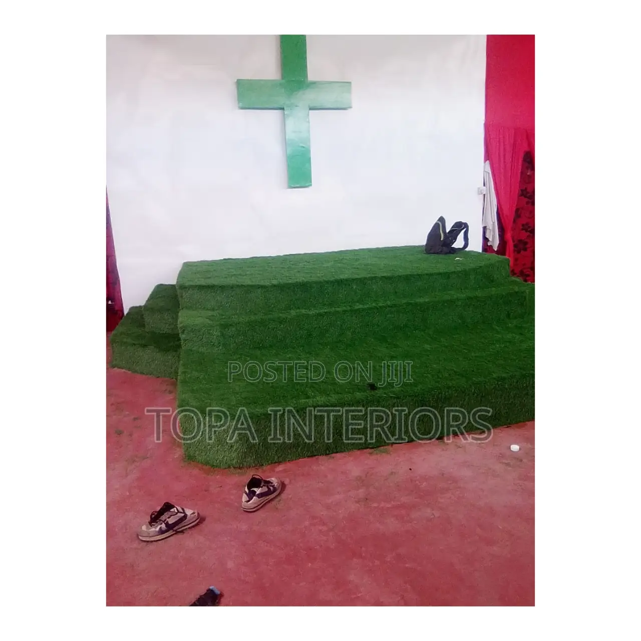 Church Grass Carpets Altar Floor Decor Astro Turf Grass