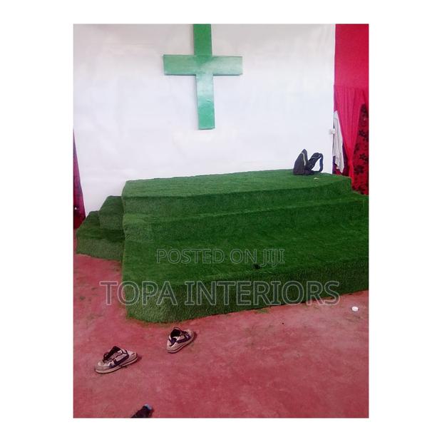 Church Grass Carpets Altar Floor Decor Astro Turf Grass - main view