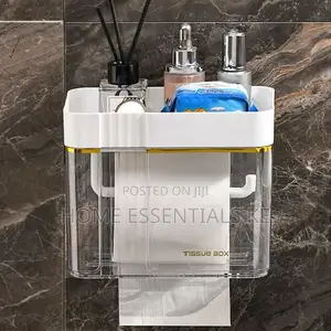 *Luxury Gold Plated Wall Mounted Tissue Box*