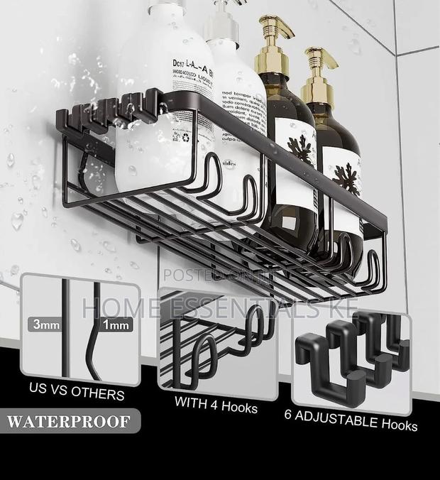 *5pcs Set Shower Caddy Shelf/Bathroom Organizer* - thumbnail 2