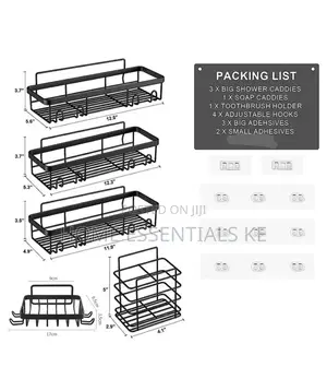 *5pcs Set Shower Caddy Shelf/Bathroom Organizer*