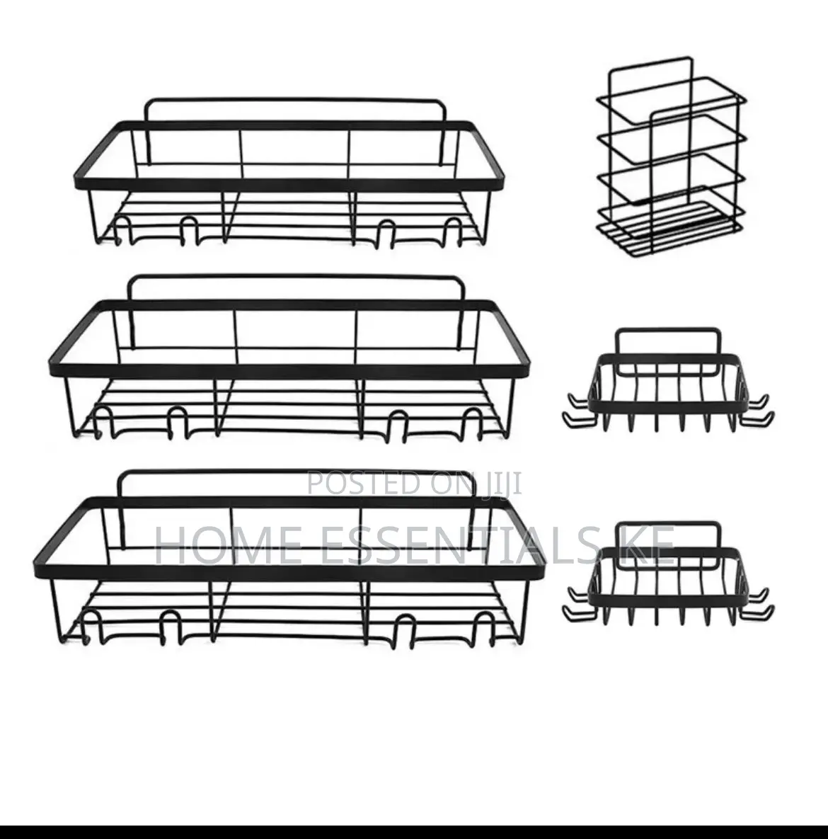 *5pcs Set Shower Caddy Shelf/Bathroom Organizer*