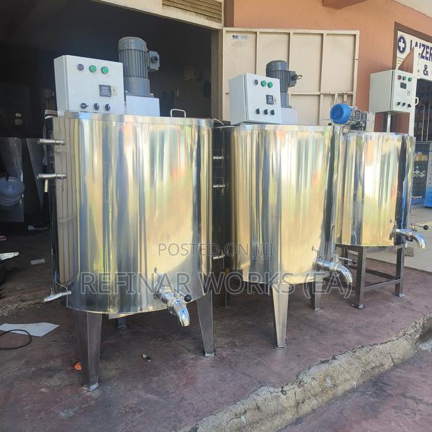 A Milk Pasteurizer Machine Or Equipment