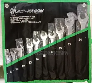 10 PCS Combination Wrech Set - Chrome Vanadium 8-24mm Set