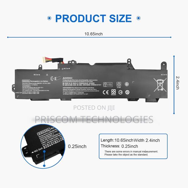 Ss03xl 933321-855 Battery For HP Elitebook 830_G5 840_G5 G6