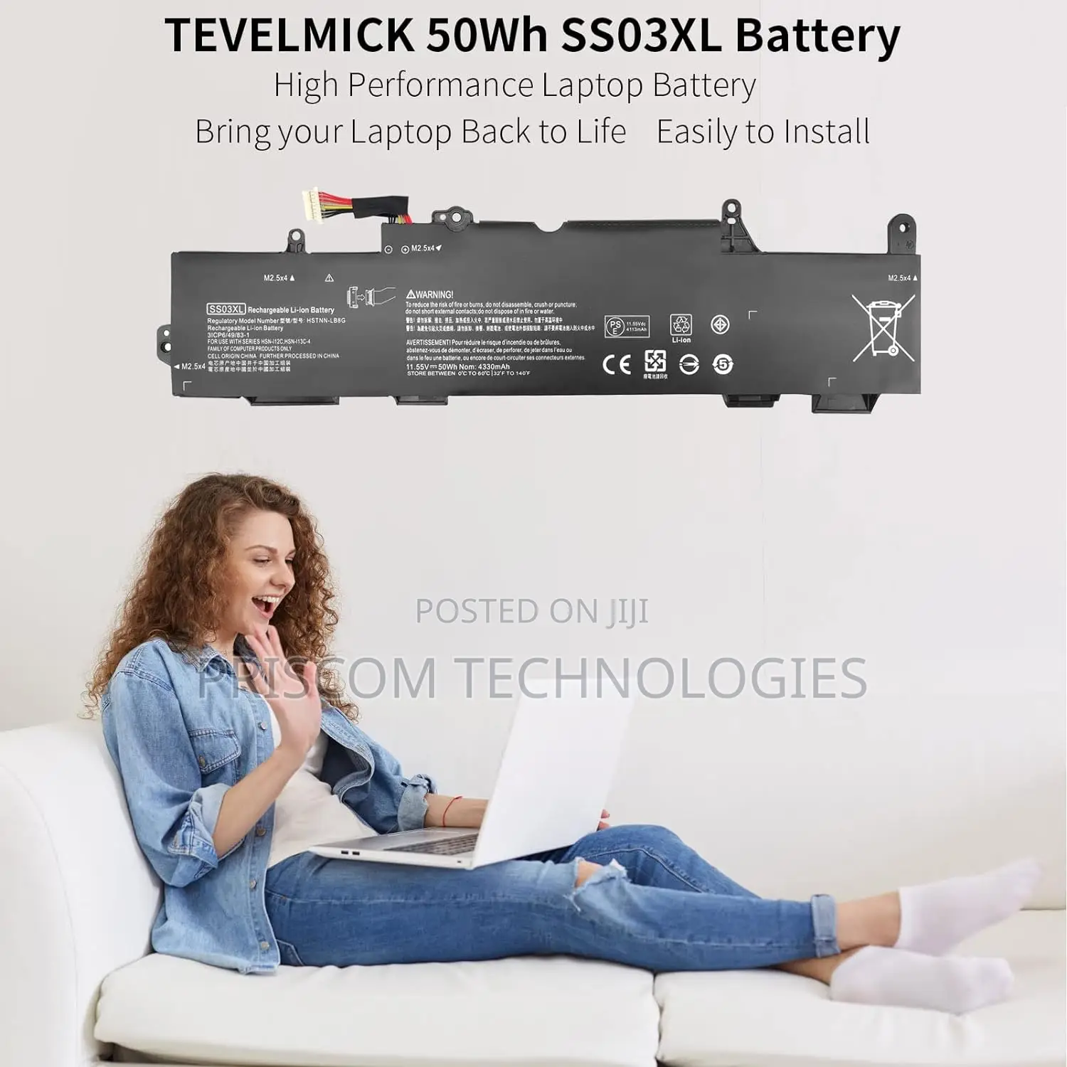 Battery Zbook 755 HSN-I12C HSTNN-LB8G 932823-421 933321-855