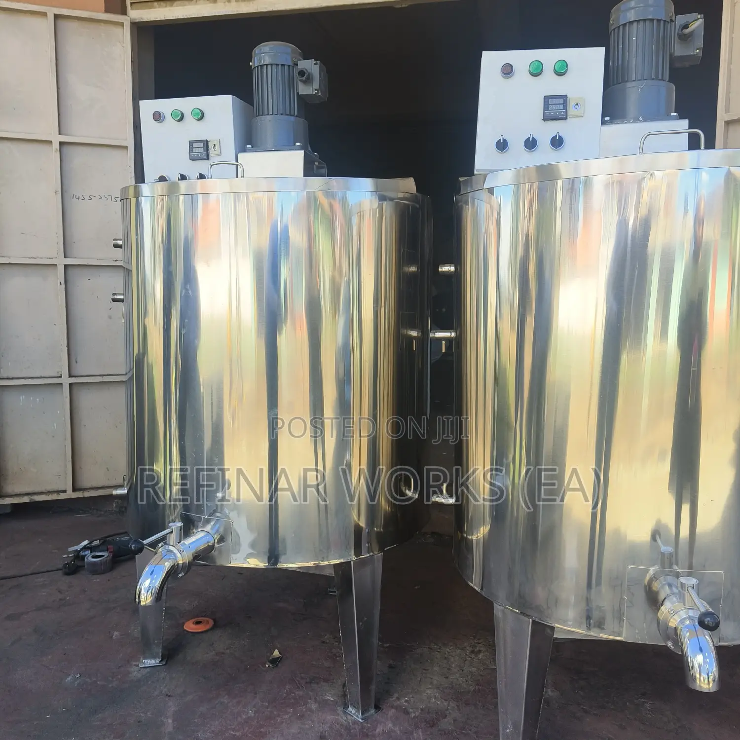 Milk Pasteurizer Tanks