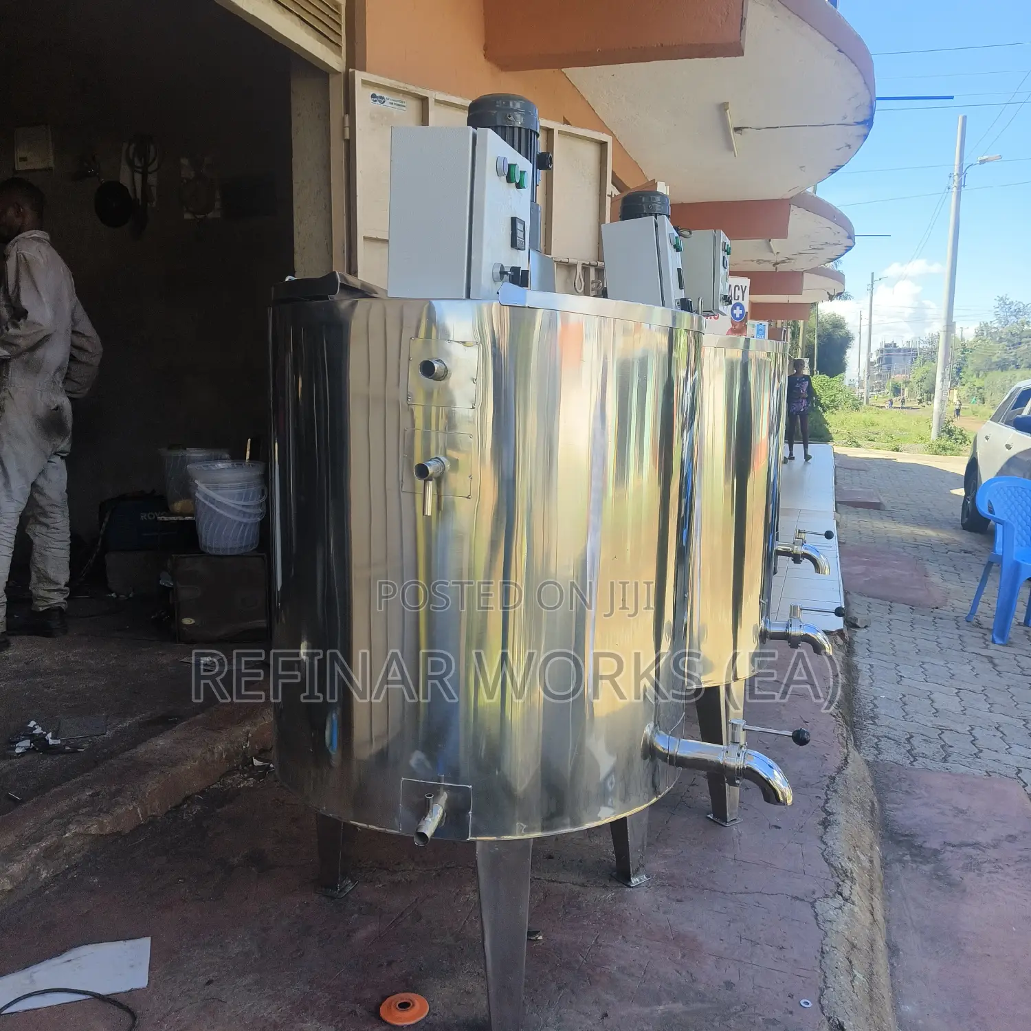 Milk Pasteurizer Tanks