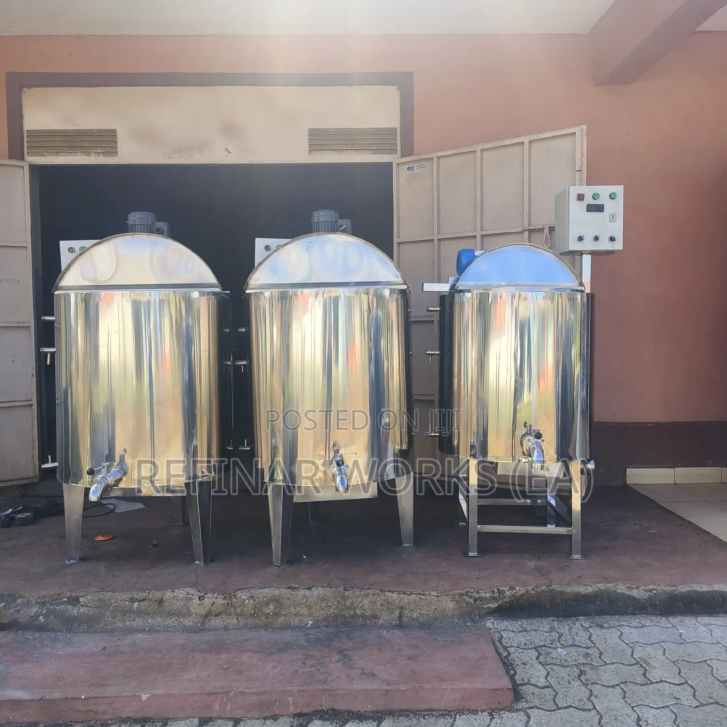 Milk Pasteurizer Tanks