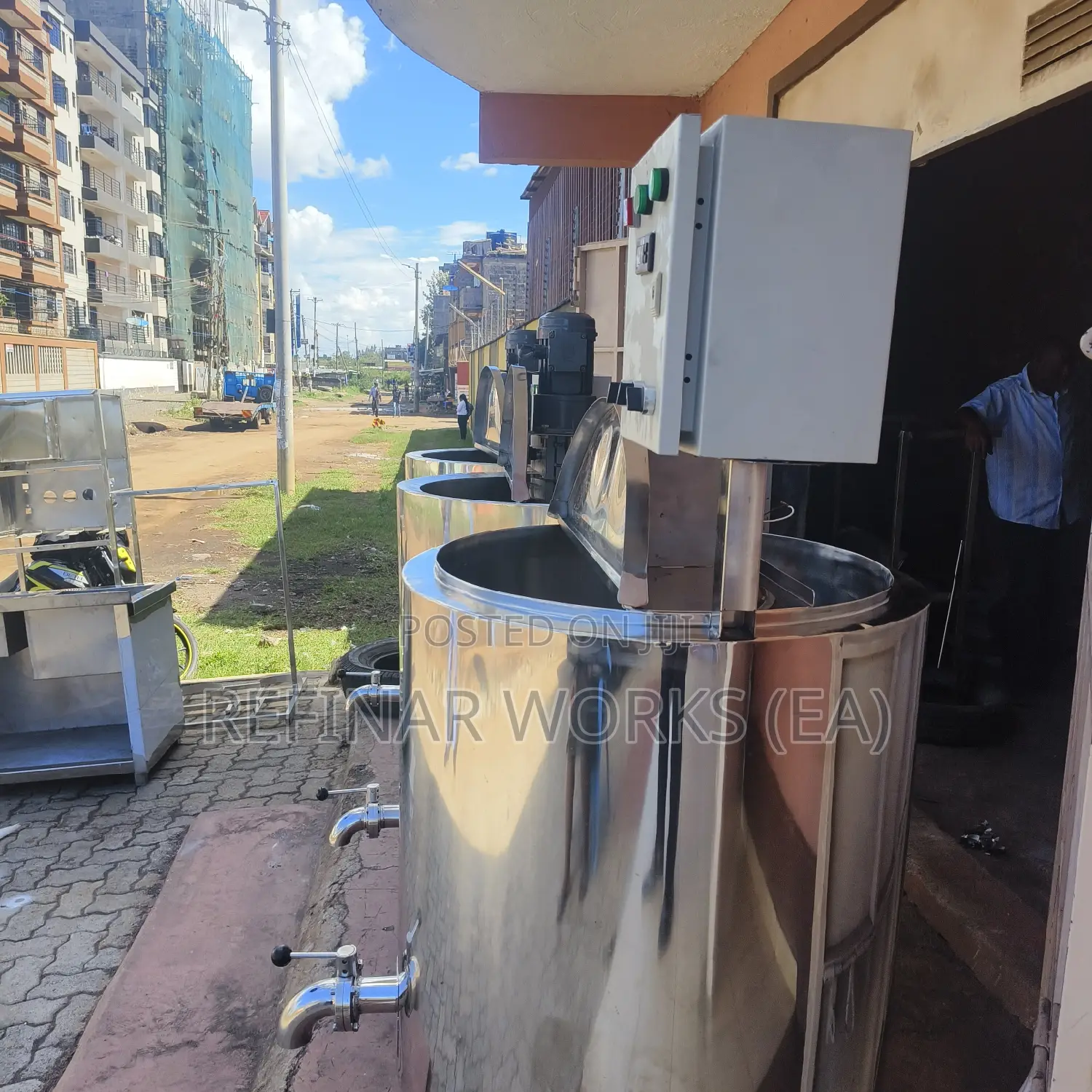Milk Pasteurizer Tanks