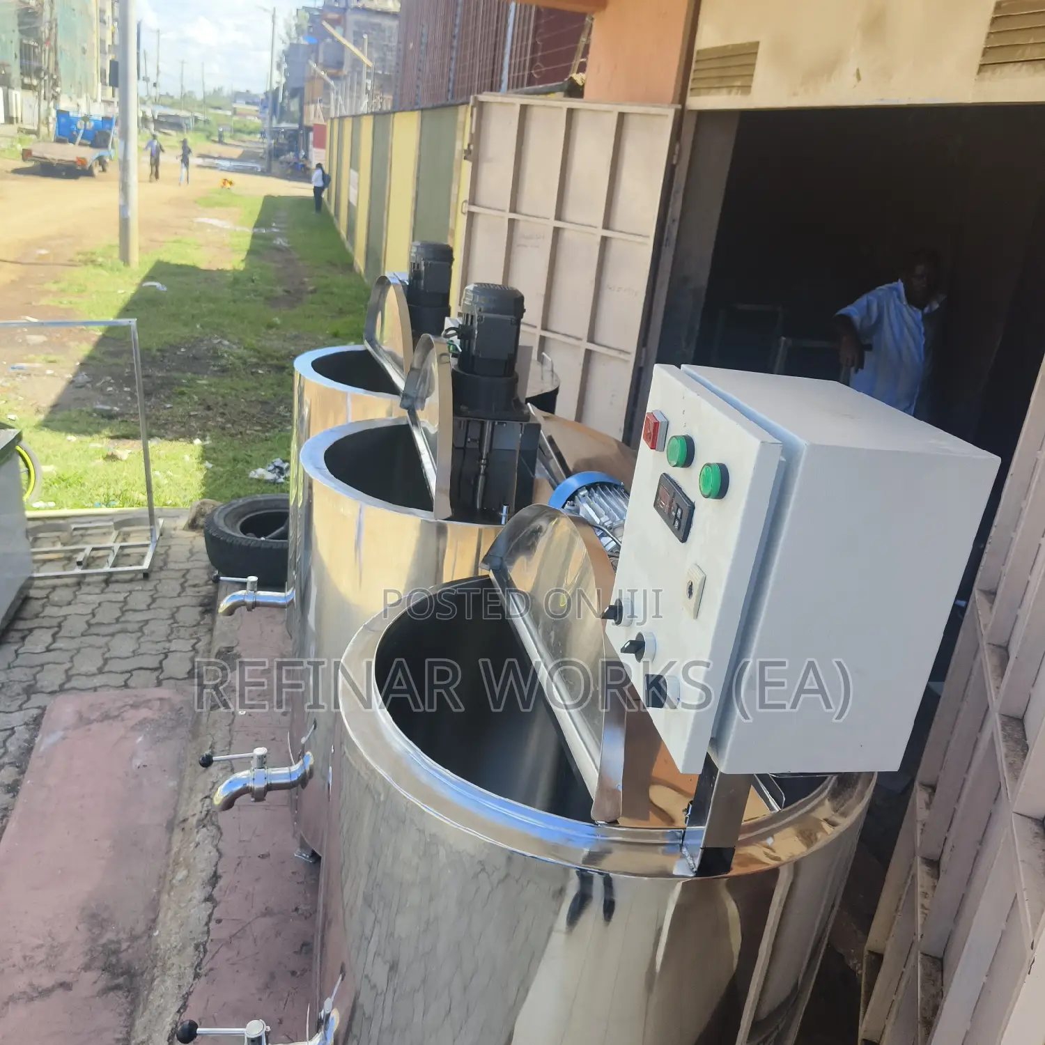 Milk Pasteurizer Tanks