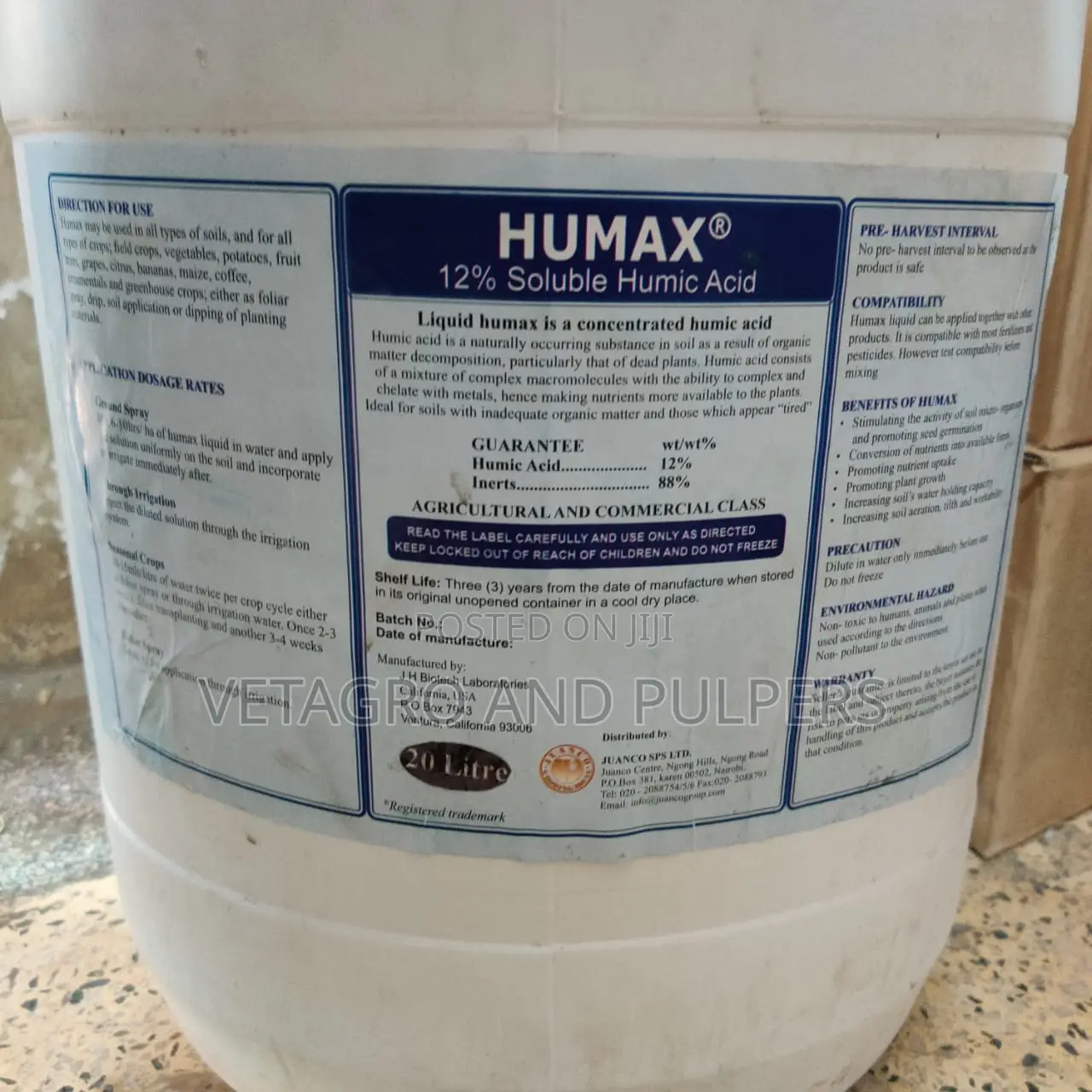 Humax 12% Soluble Humic Acid