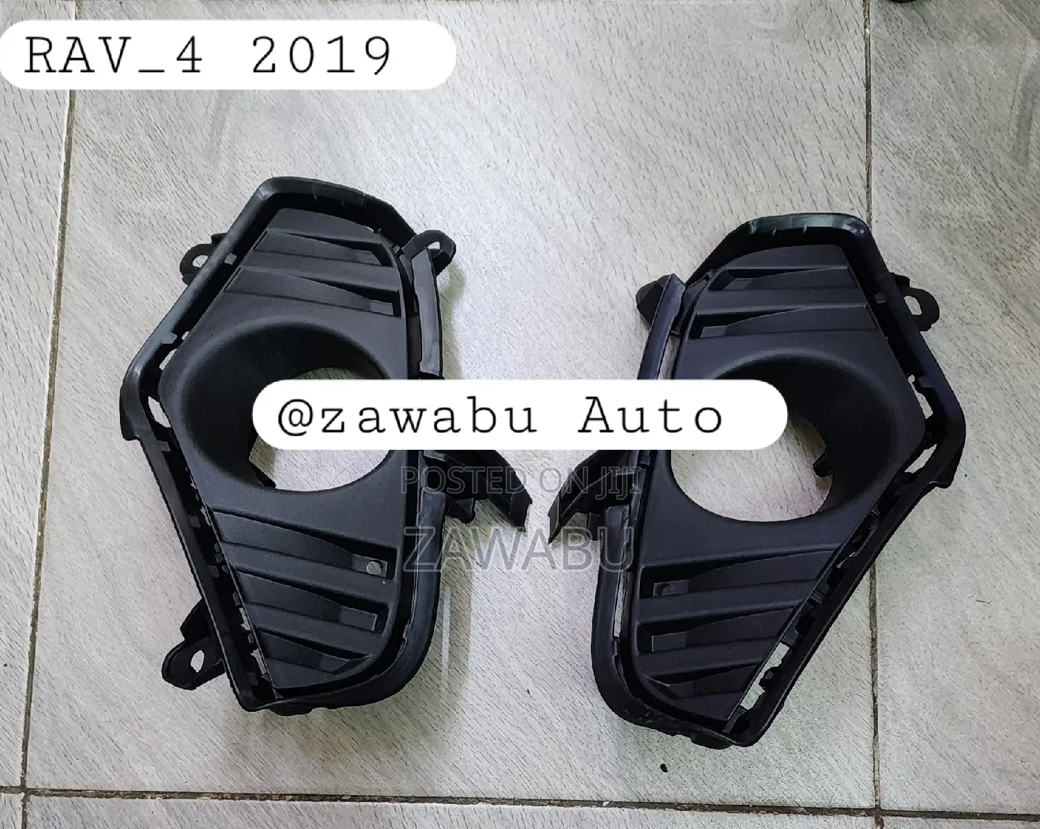 Rav_4 2019 Foglight Covers Black