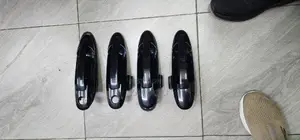 Outer Door Handle FJ 100 Black/Chrome