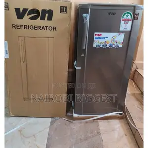 New Von Von,Vars-23dhs Single Door Fridge 185l - Silver
