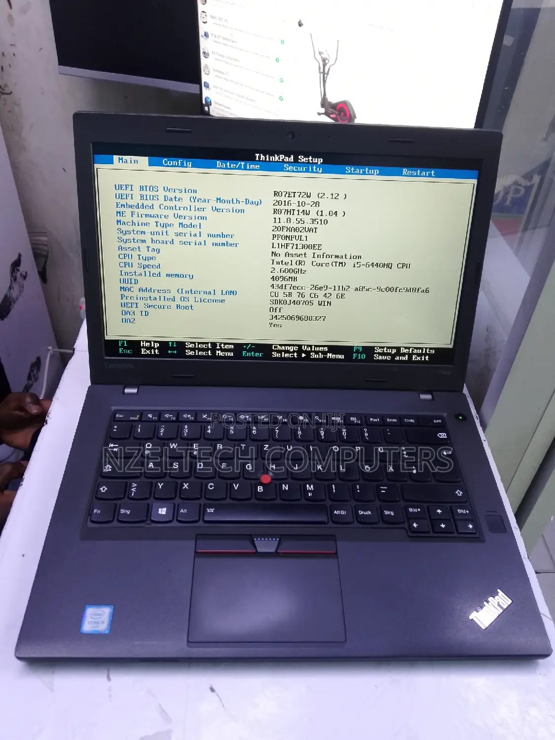Laptop Lenovo ThinkPad T460p 8GB Intel Core I5 SSD 256GB