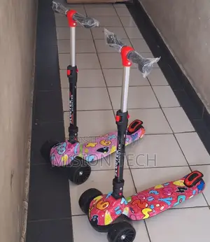 Kids Scooter With Music and Led Lights