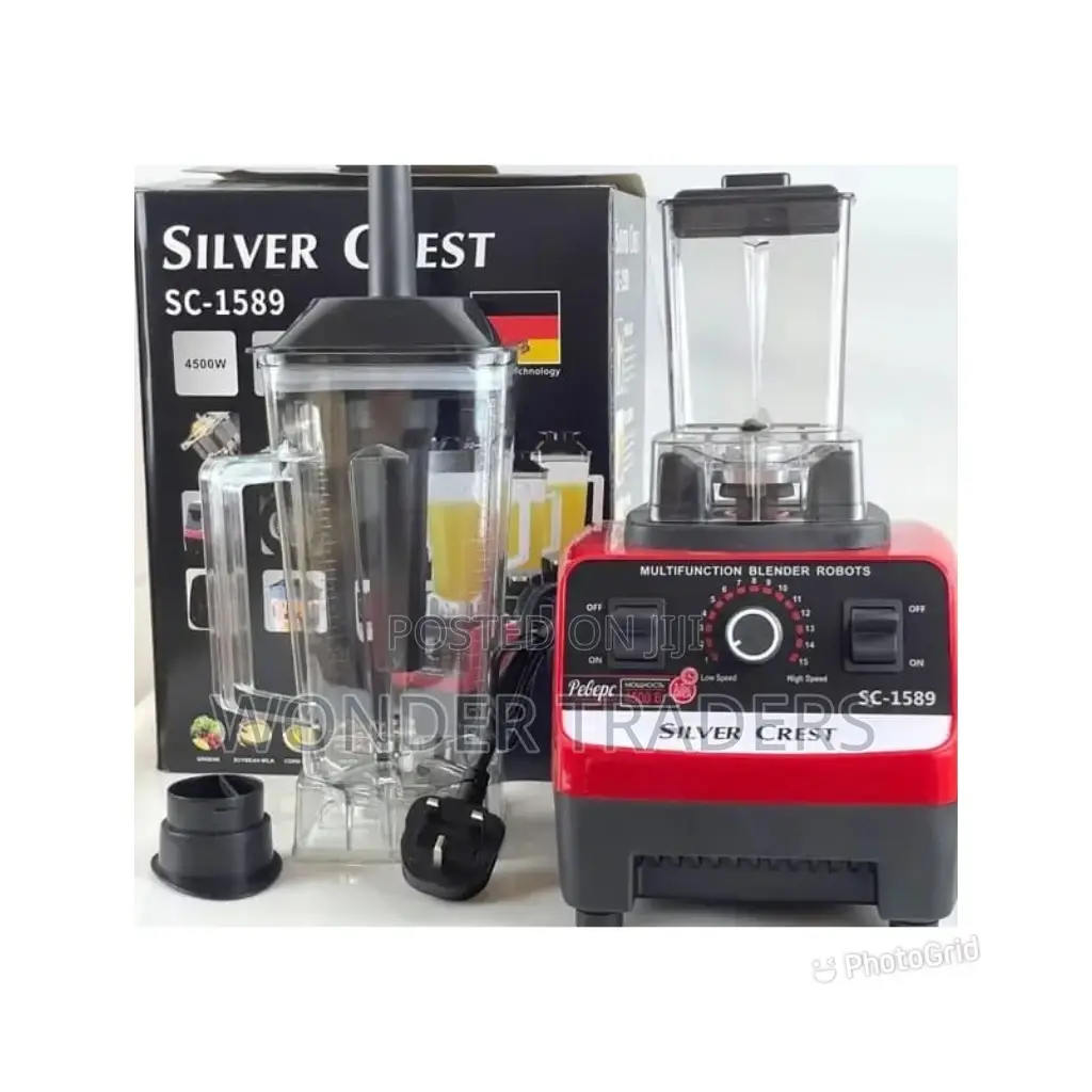 Silvercrest Commercial Blender Double Jug 4500 Watts